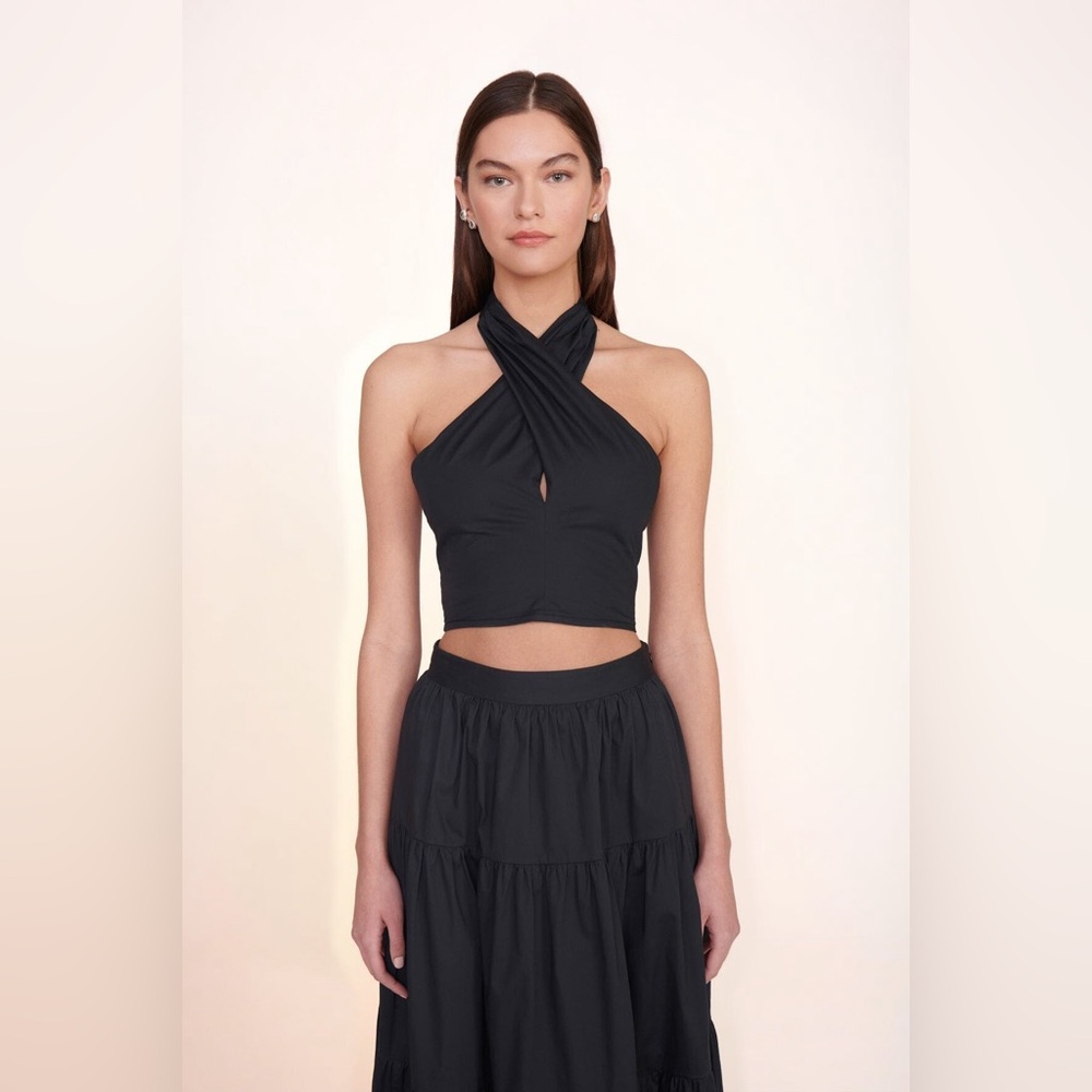 NWT STAUD Kai Top Black Size 12